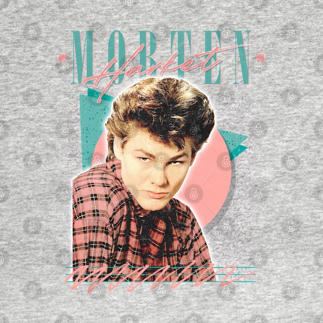 80s Vintage Style Morten Harket Aesthetic Design by DankFutura